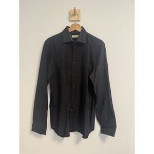 Burberry London Men's Button Up Shirt Black